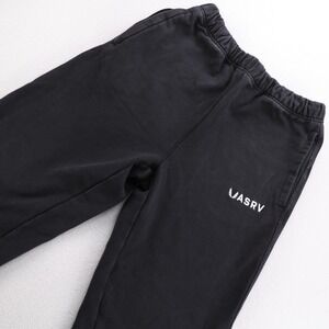 ASRV DSG-0655 Mens Tech-Terry Oversized Sweats Black Cotton Blend Jogger Size M